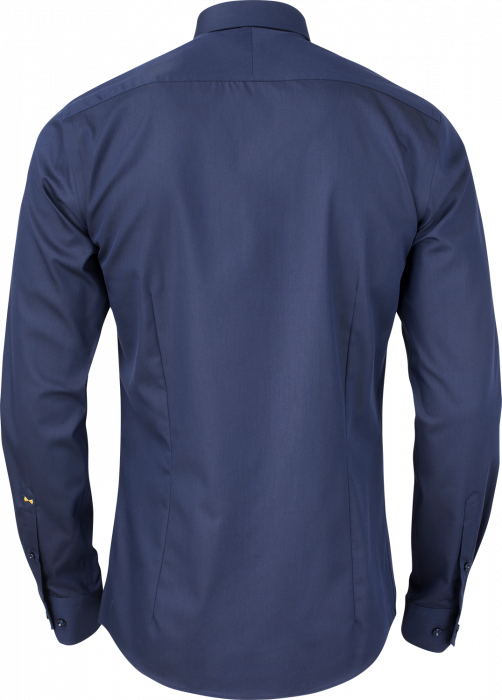 Harvest and Frost - Klassisk Twill Skjorte Regul&aelig;r Fit - Navy