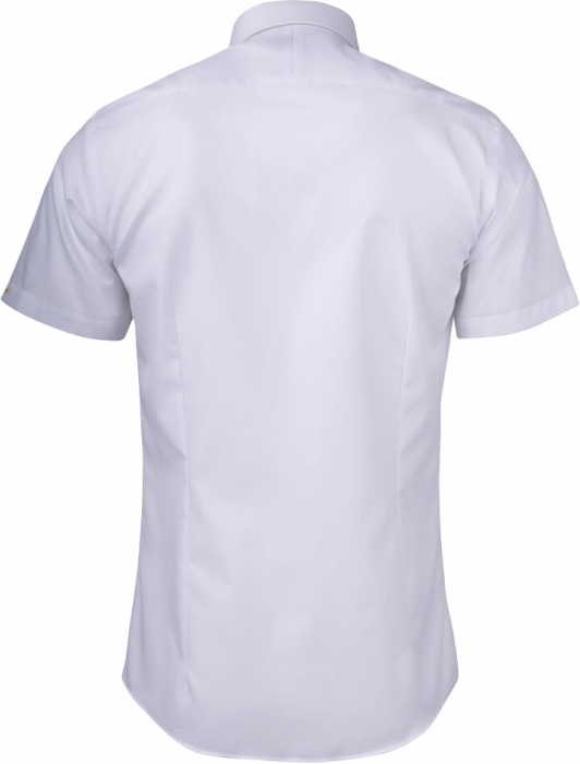 Harvest and Frost - Kort&aelig;rmet Twill Skjorte Regular Fit - Hvid