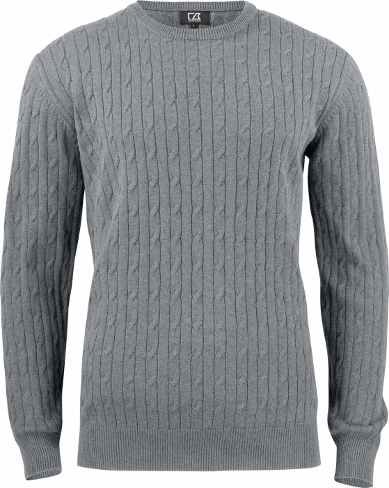 Cutter & Buck - Blakely Strikket Sweater - Grey melange