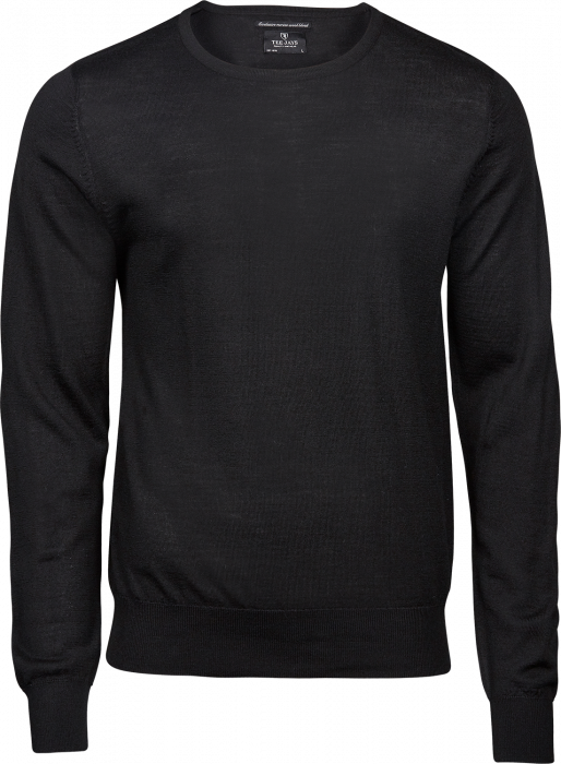 Tee Jays - Merino Uld Pullover - sort