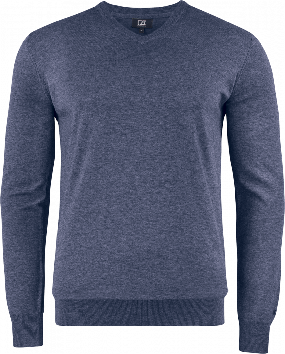 Cutter & Buck - Oakville V-Neck Pullover - Navy Melange