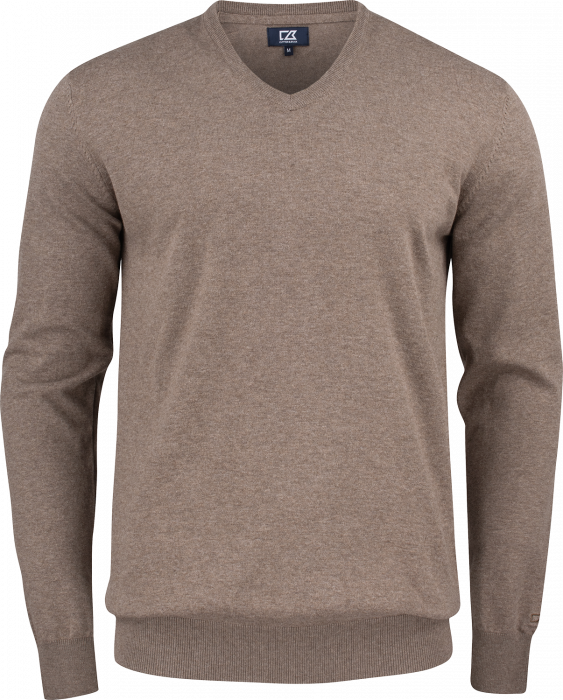 Cutter & Buck - Oakville V-Neck Pullover - Nougat Melange