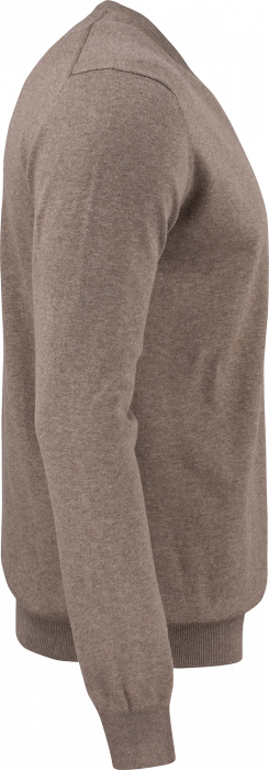 Cutter & Buck - Oakville V-Neck Pullover - Nougat Melange