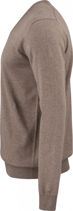 Cutter & Buck - Oakville V-Neck Pullover - Nougat Melange