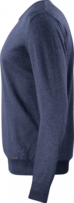 Cutter & Buck - Cashwoll Striktr&oslash;je - Sea Blue Melange