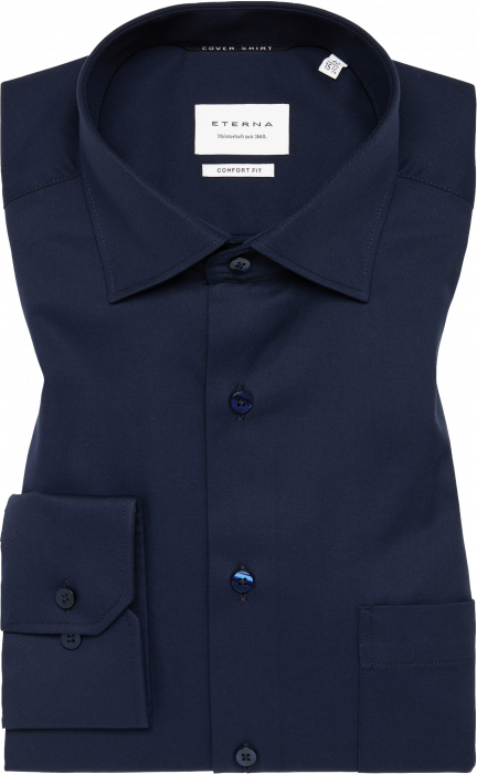 Eterna - Cover Skjorte Comfort Fit - Navy