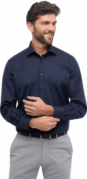 Eterna - Cover Skjorte Comfort Fit - Navy