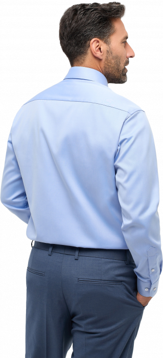 Eterna - Cover Skjorte Modern Fit - Bl&aring;