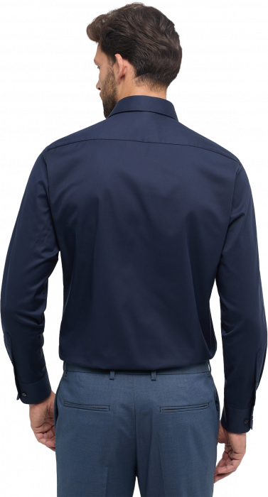 Eterna - Cover Skjorte Modern Fit - Navy
