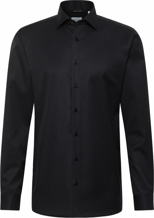 Eterna - Cover Skjorte Modern Fit - Sort