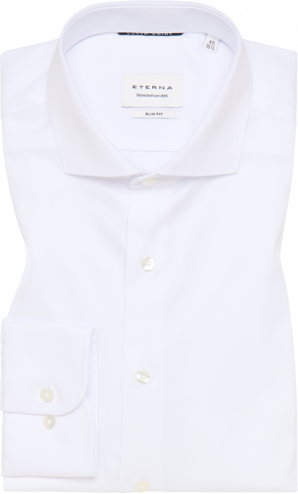 Eterna - Cover Skjorte Slim Fit - Hvid