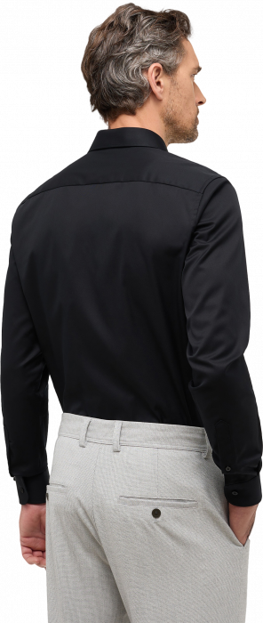 Eterna - Cover Skjorte Slim Fit - Sort