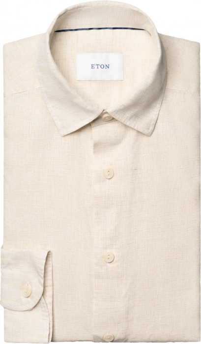 Eton - Beige H&oslash;rskjorte - Beige