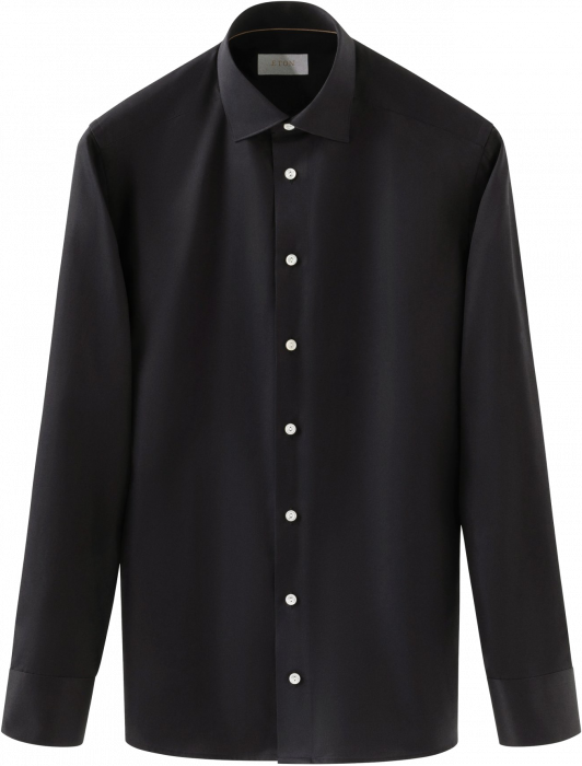 Eton - Solid Elevated Premium Skjorte - Contemporary Fit - Sort