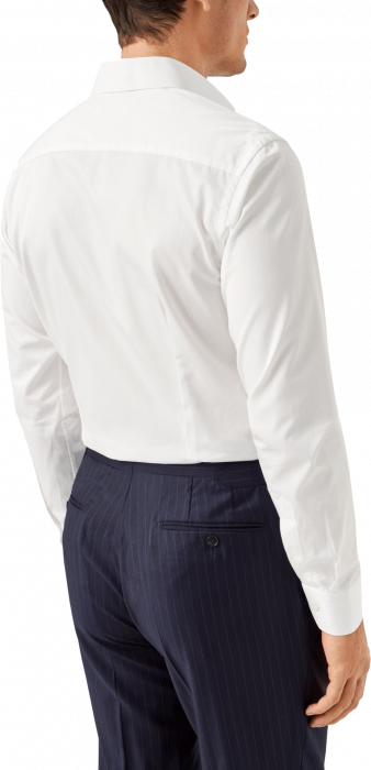 Eton - Solid Elevated Premium Skjorte - Slim Fit - Hvid