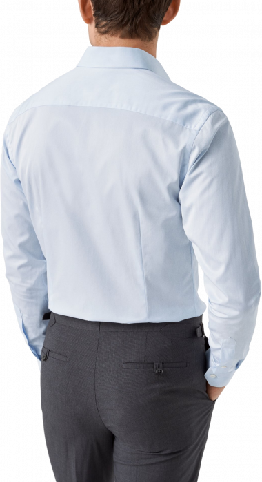 Eton - Solid Elevated Premium Skjorte - Contemporary Fit - Lysebl&aring;