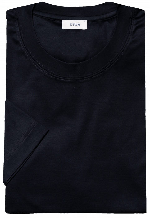 Eton - Filo Di Scozia T-Shirt - Navy - Navy