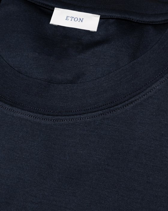 Eton - Filo Di Scozia T-Shirt - Navy - Navy