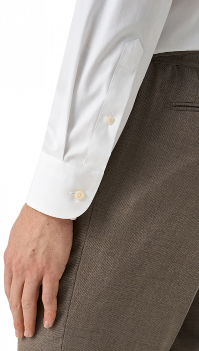 Eton - End On End Breeze Poplin Slim Fit Skjorte - Hvid - Hvid