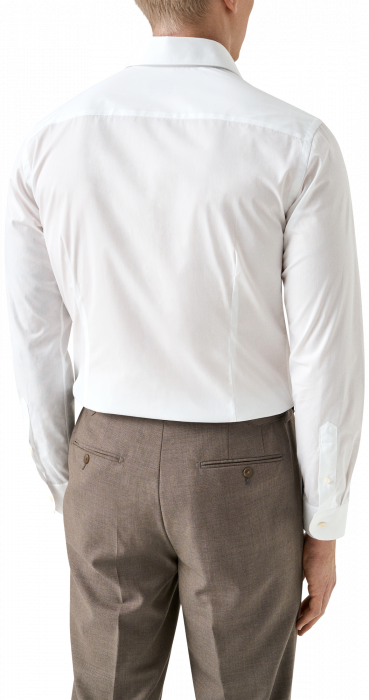 Eton - End On End Breeze Poplin Slim Fit Skjorte - Hvid - Hvid