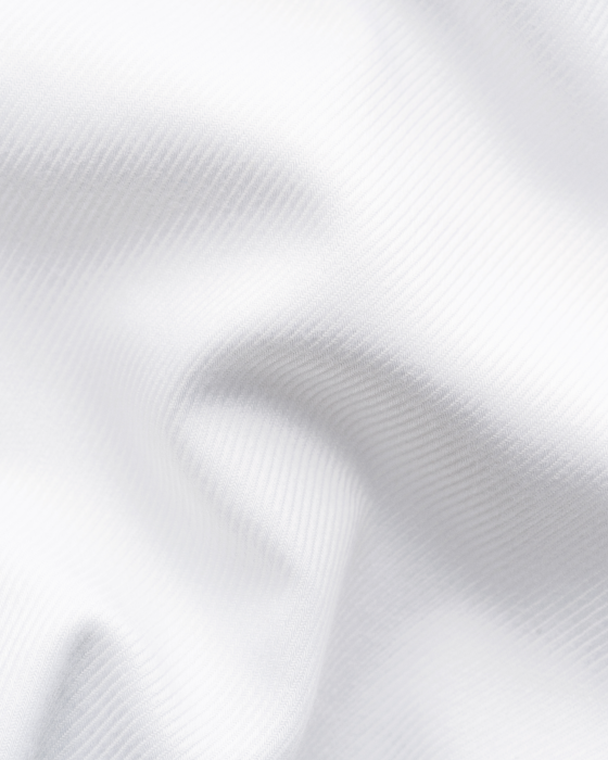 Eton - Hvid Slim Fit Semi Solid Herreskjorte - Hvid