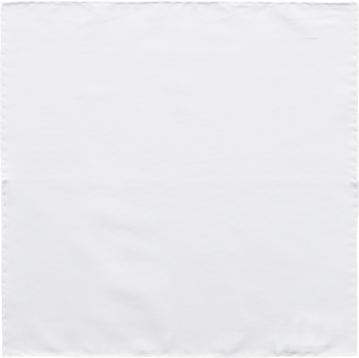 Eton - Hvid Signatur Twill Lommeklud - Hvid