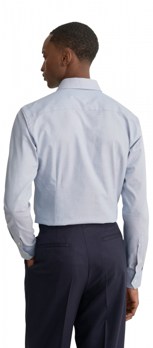 Eton - Lys Gr&aring; Dobby Contamporary Fit Skjorte - Contemporary Fit - Lys gr&aring;