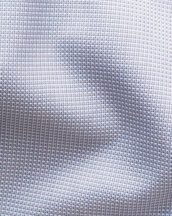 Eton - Lys Gr&aring; Dobby Contamporary Fit Skjorte - Contemporary Fit - Lys gr&aring;