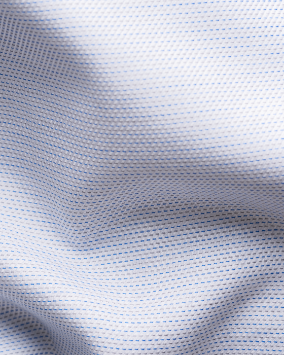 Eton - Lysebl&aring; Contemporary Semi Solid Herreskjorte - Lysebl&aring;