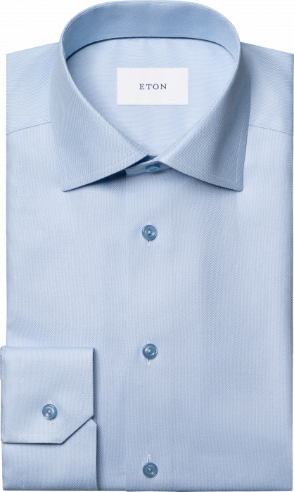 Eton - Lyseblå Business Skjorte Slim Fit - Lyseblå