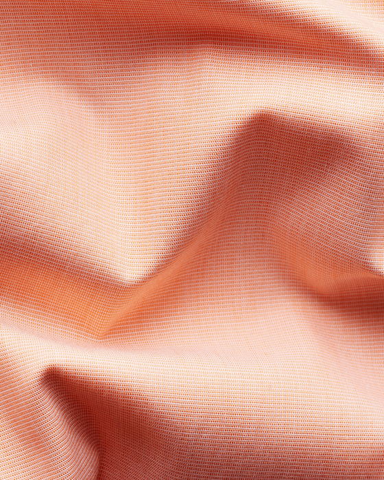 Eton - Orange End On End Poplin Slim Fit Skjorte - Orange