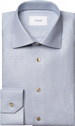 Trefarvet Semi Solid Slim Fit Skjorte