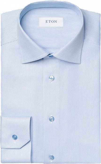 Eton - Lysebl&aring; Business Twill Skjorte Contemporary Fit - Lysebl&aring;