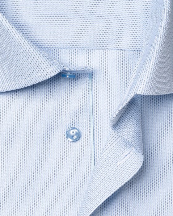 Eton - Lysebl&aring; Business Twill Skjorte Contemporary Fit - Lysebl&aring;