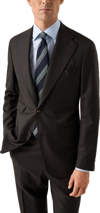 Eton - Lysebl&aring; Geometrisk Effekt Skjorte Slim Fit - Lysebl&aring;