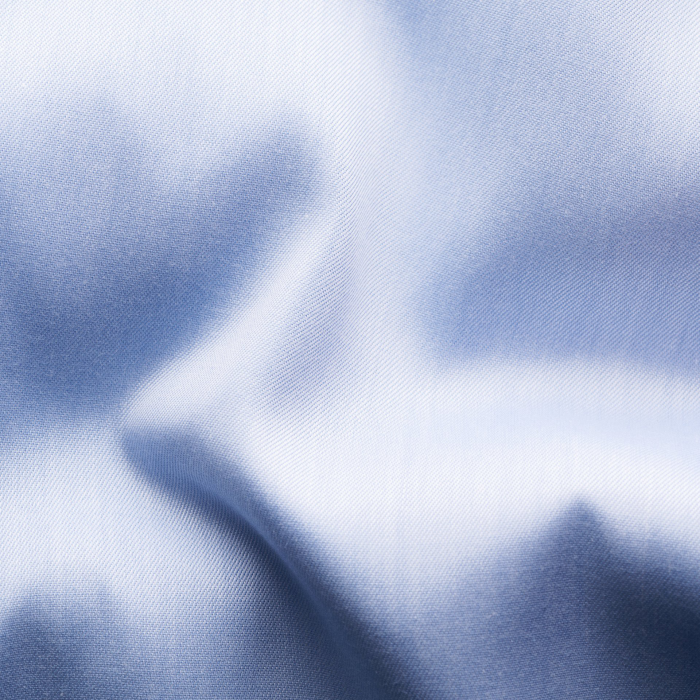 Eton - Lysebl&aring; Geometrisk Effekt Skjorte Slim Fit - Lysebl&aring;