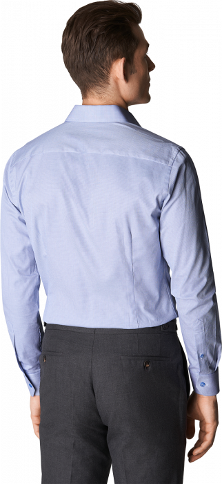 Eton - Royal Dobby Business Skjorte, Slim Fit - Himmelbl&aring;