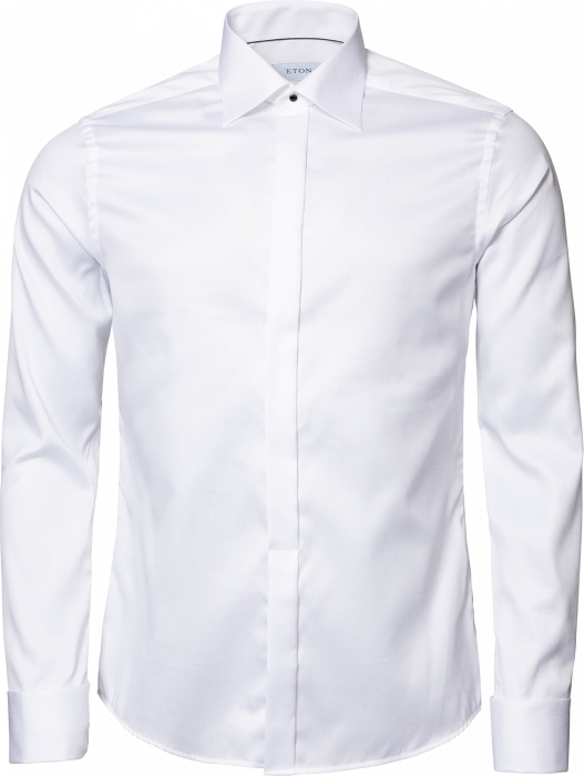 Eton - Aftenskjorte, Slim Fit, French Cuff - Hvid