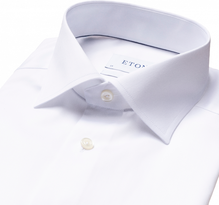 Eton - Contemporary Fit, Cut Away, Single Cuff, Xls - Hvid