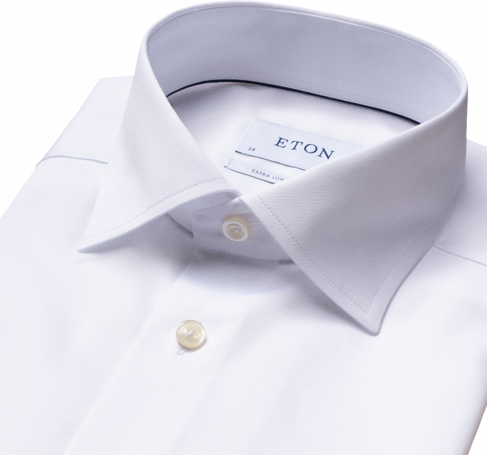Eton - Slim Fit, Cut Away, Single Cuff, Xls - Hvid