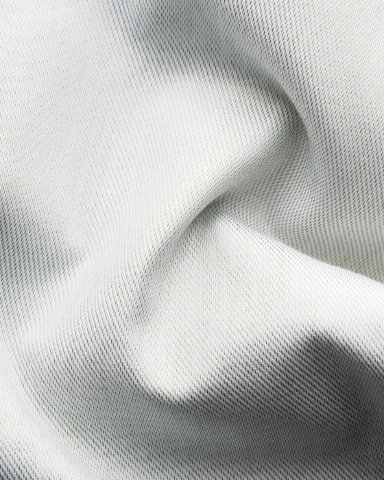 Eton - Melange Fine Twill Business Skjorte Wide Spread - Light Green