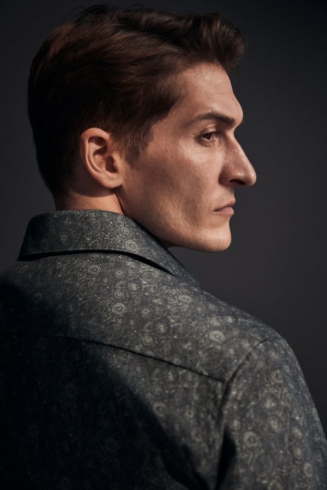 Eton - Business Skjorte Fyrv&aelig;rkeri Motiv Slim Fit - Brun