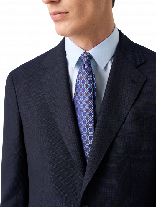 Eton - Super Slim Herreskjorte, Pointed Krave - Lysebl&aring;