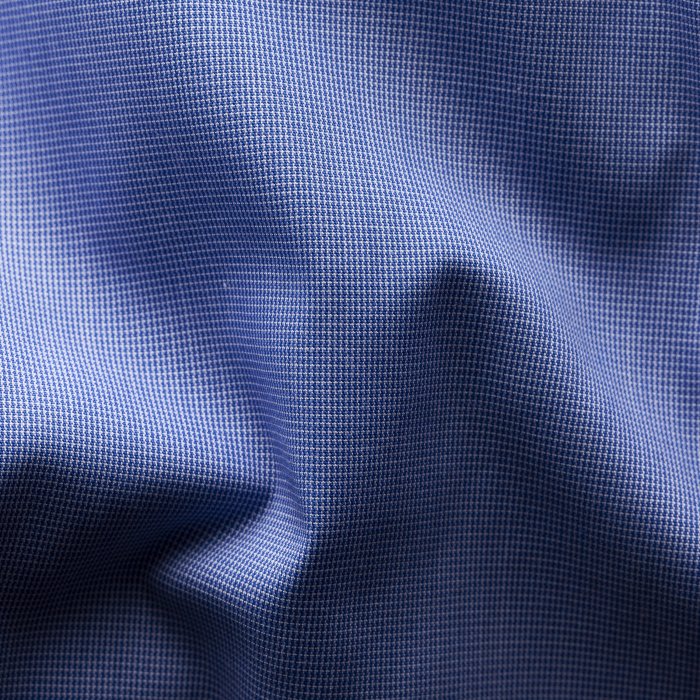 Eton - Bl&aring; Poplin Skjorte Slim Fit - Bl&aring;