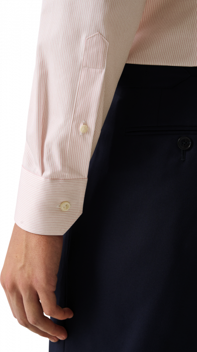 Eton - Lyser&oslash;d Stribet Slim Fit Skjorte - Lyser&oslash;d