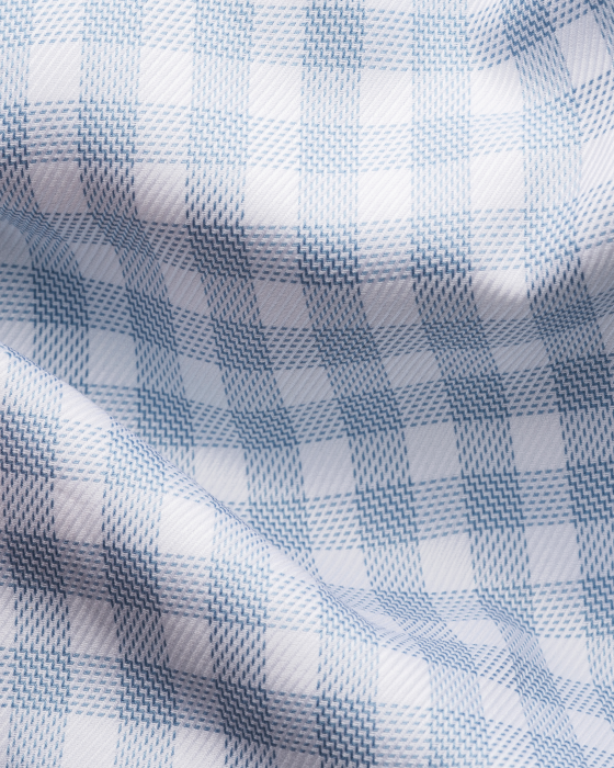 Eton - Ternet Business Skjorte Slim Fit - Bl&aring;