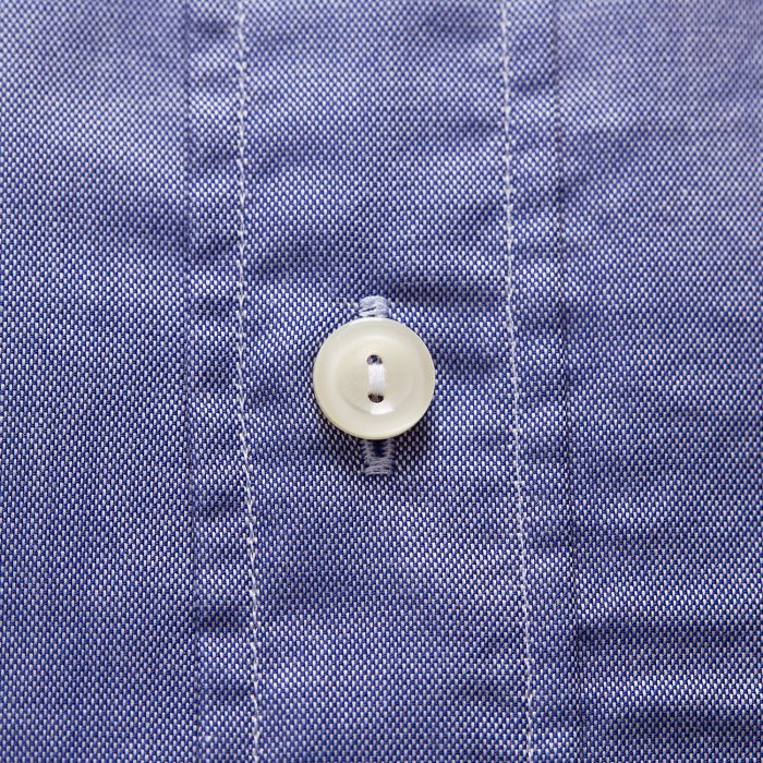 Eton - Oxford Short Sleeve, Slim Fit, Button Down - M&oslash;rk bl&aring;
