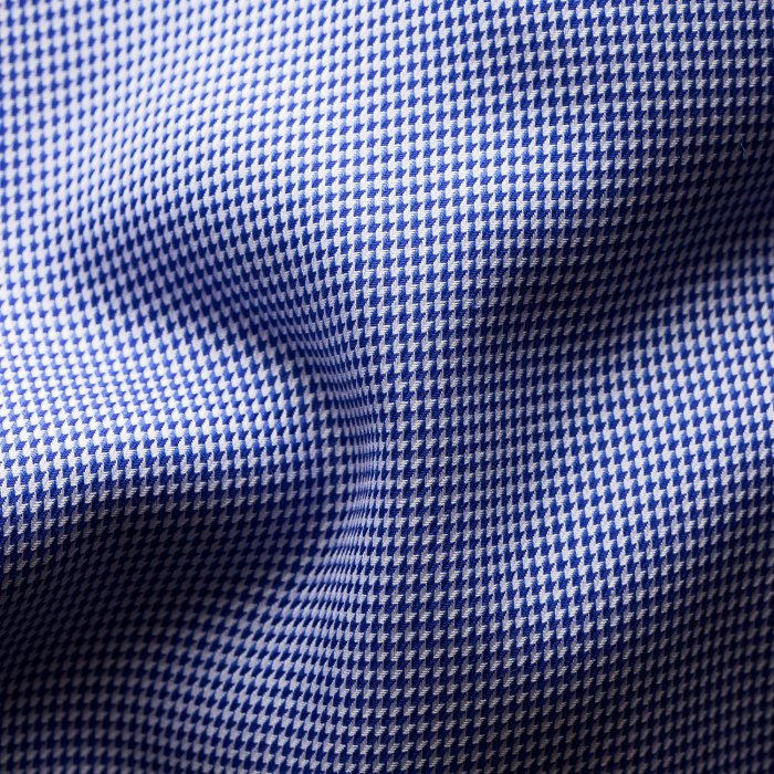 Eton - Herreskjorte I Bl&aring;m&oslash;nstret Twill, Slim Fit - Himmelbl&aring;