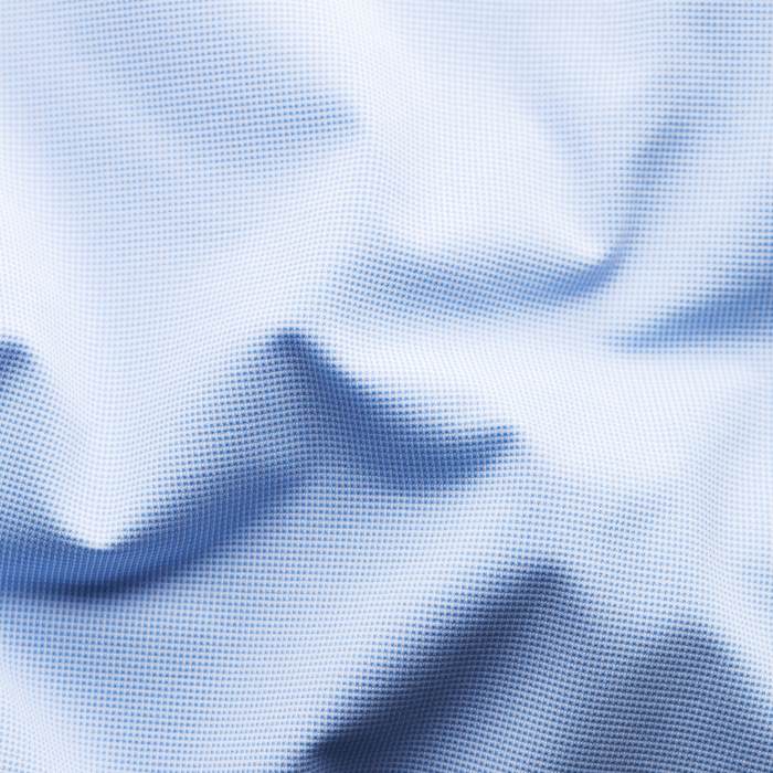 Eton - Two-Way Stretch Twillskjorte, Slim Fit - Himmelbl&aring;