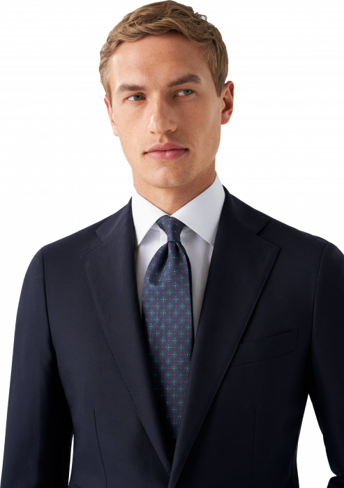 Eton - Hvid Businessskjorte Med Detaljer Slim Fit - Hvid
